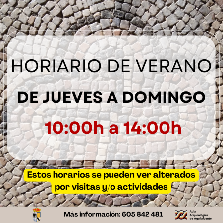 Imagen Horario Apertura Museo en Verano