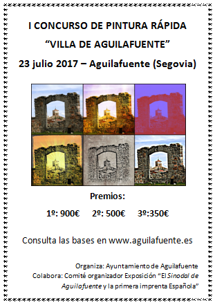 Imagen I Concurso Pintura Rápida Villa de Aguilafuente